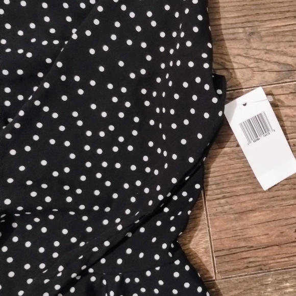 NWT Derek Hart polka dot blouse - Picture 3 of 4